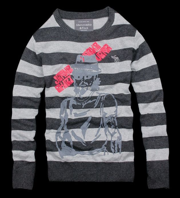 Abercrombie Fitch Hombres De Cuello Redondo Jersey AF6312